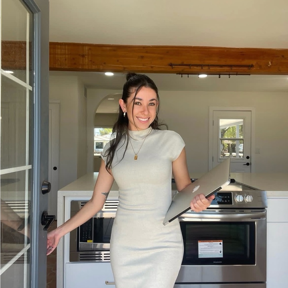 Zara Light Green Mini Dress